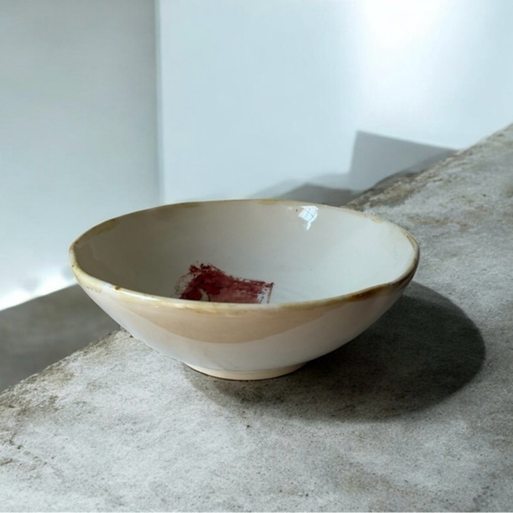 Vintage Sur La Table PASTA SALAD BOWL Italian pottery